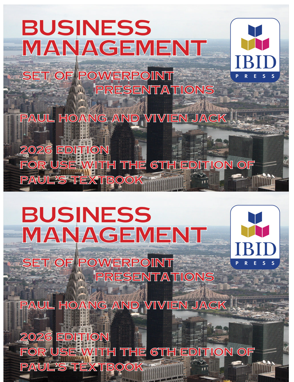 PRE-ORDER Business Management PowerPoint Pack for 6th Edition