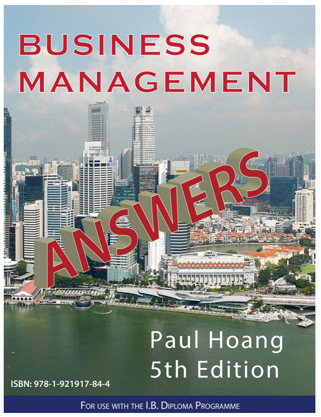 Business Management Answer Book for 5th Edition (eBook)